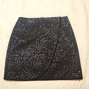 LOFT Shimmer Black Skirt 2P